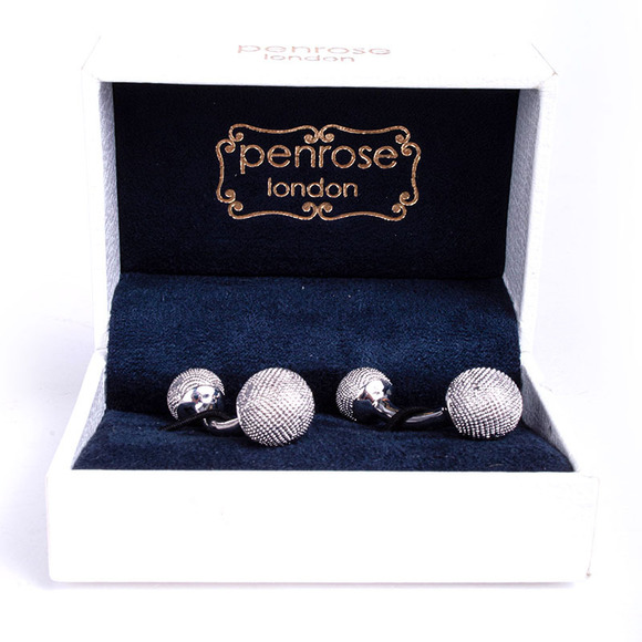 PENROSE GRAY CUFF-LINK | MENS - Picture 3 of 4